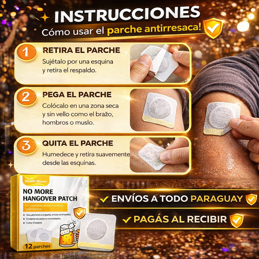 Parches para antes y después de beber