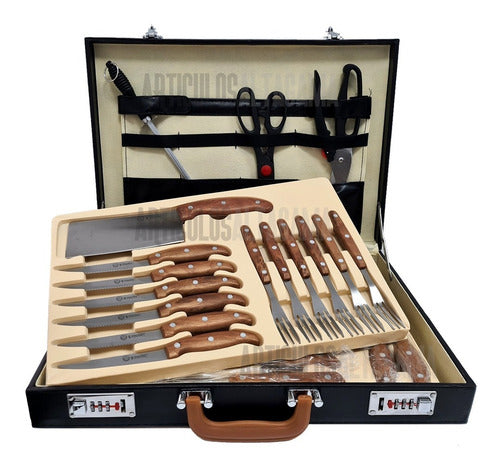Set de 24 piezas (cuchillos y cubiertos)