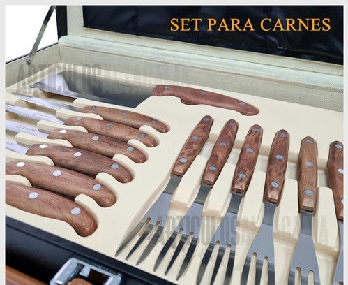 Set de 24 piezas (cuchillos y cubiertos)
