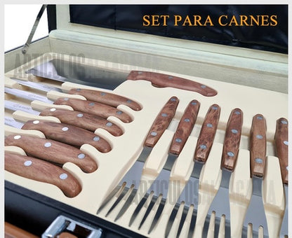 Set de 24 piezas (cuchillos y cubiertos)