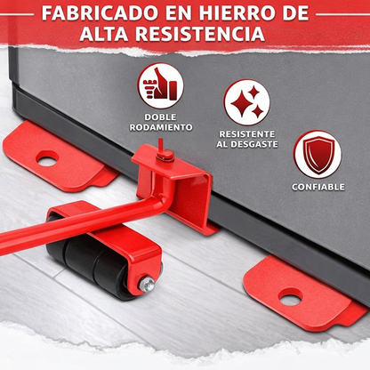 Base movil para mobiliarios y lavarropas