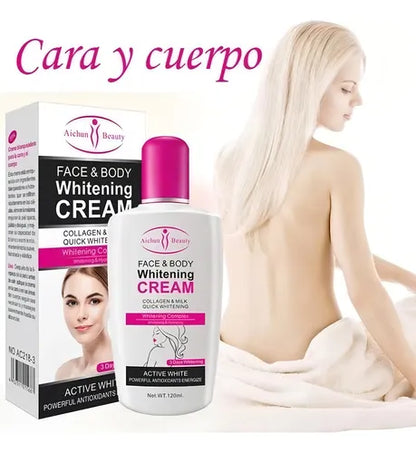 Crema Blanqueadora Facial y Corporal – 120 ml&nbsp;
