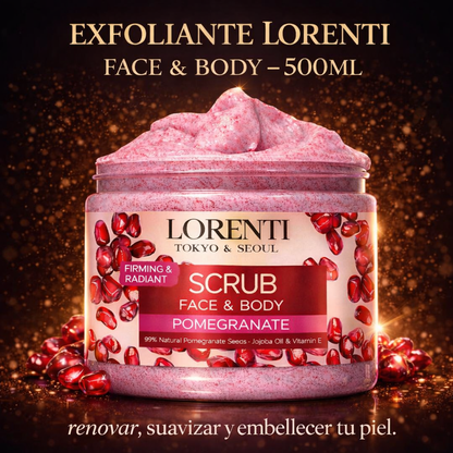 EXFOLIANTE LORENTI FACE & BODY – 500ML