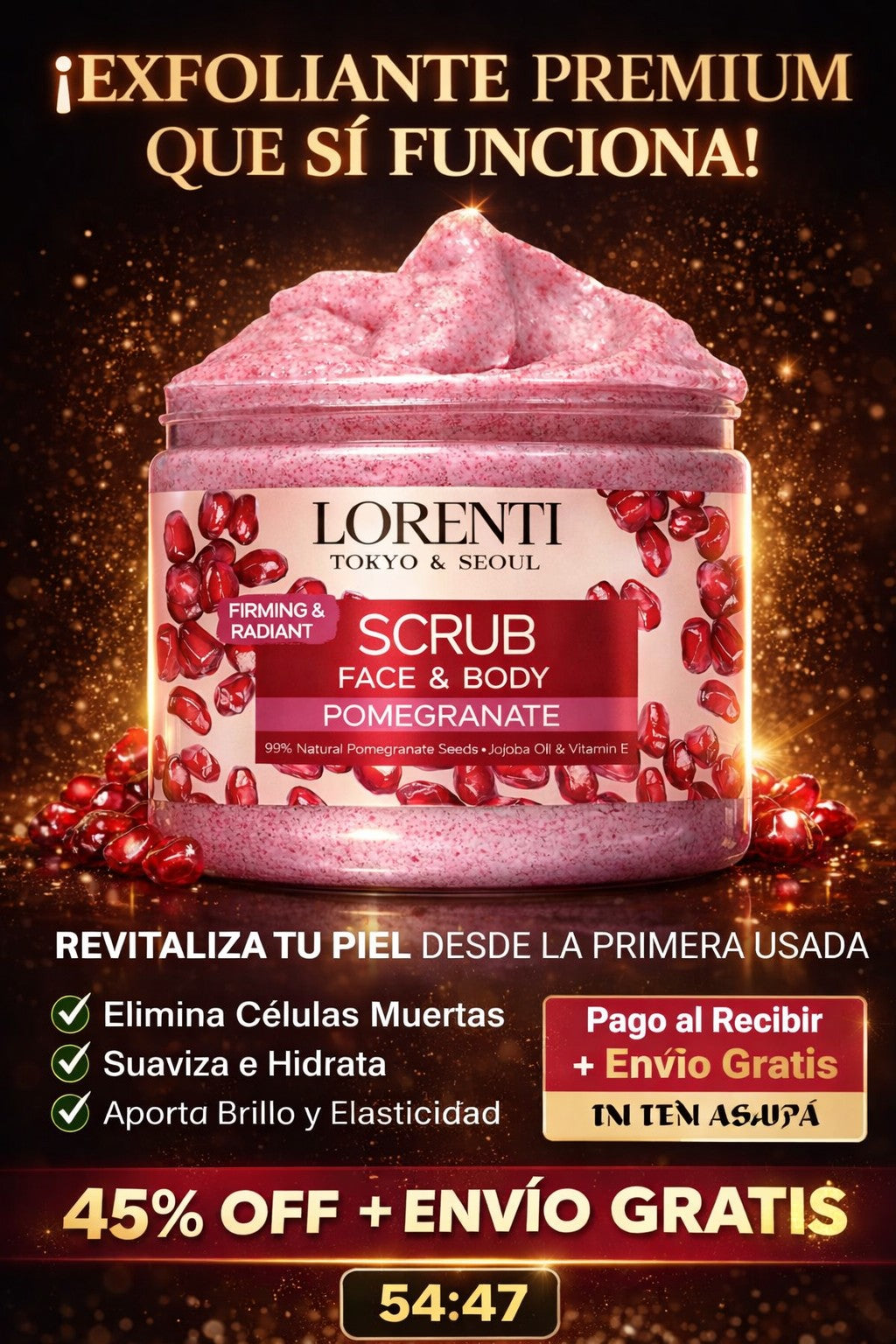 EXFOLIANTE LORENTI FACE & BODY – 500ML